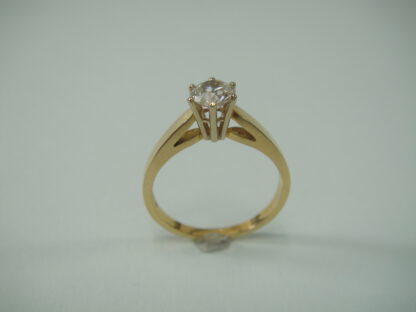 Diamant solitair ring - Afbeelding 2