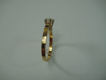 Diamant solitair ring - Afbeelding 4
