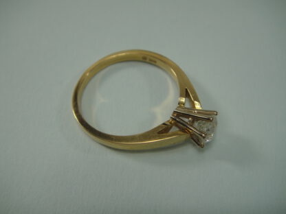 Diamant solitair ring - Afbeelding 6