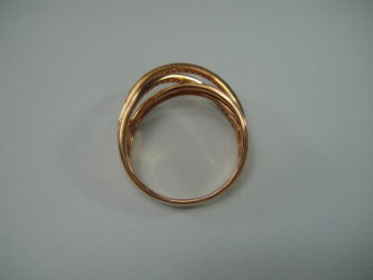 Roségouden diamant ring - Afbeelding 4