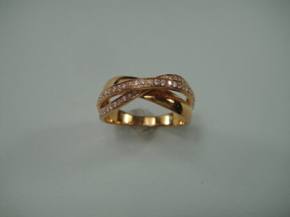 Roségouden diamant ring